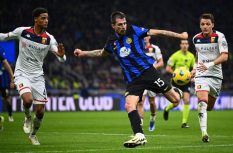 Inter Milan củng cố vị trí dẫn đầu tại Serie A