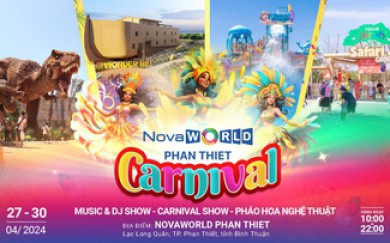 Âm nhạc sôi động, pháo hoa rực sáng tại NovaWorld Phan Thiet dịp 30.4