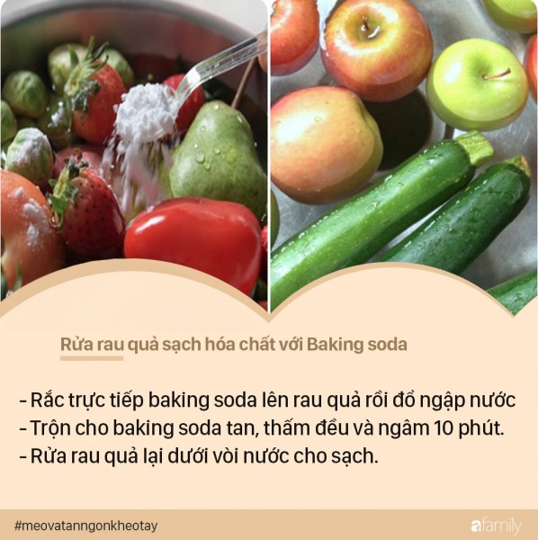 Đừng ngâm nước muối - đây mới là thứ tốt nhất để tẩy sạch hóa chất trong rau quả