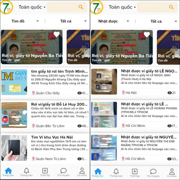 Bị mất đồ, thất lạc giấy tờ... thử liên hệ nền tảng này để được hỗ trợ