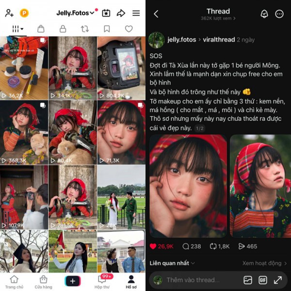 Sau vài giờ đăng tải, bộ ảnh cô bé H’Mông đã khiến mạng xã hội ‘bùng nổ’