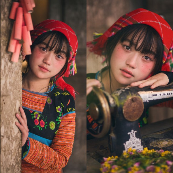 Sau vài giờ đăng tải, bộ ảnh cô bé H’Mông đã khiến mạng xã hội ‘bùng nổ’