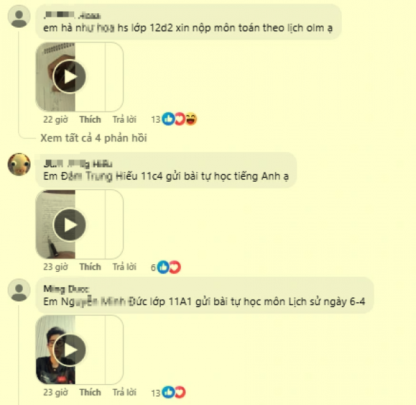 Tranh cãi việc nhà trường yêu cầu học sinh phải quay video tự học mỗi ngày?