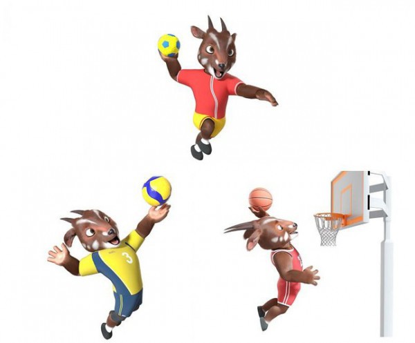 Bộ linh vật Sao la 3D trong 40 nội dung thi đấu tại SEA Games 31 được lòng dân mạng