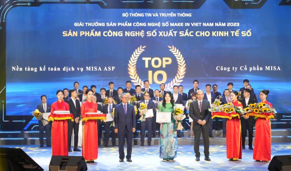 2 giải pháp của MISA được vinh danh sản phẩm công nghệ số xuất sắc Make in Viet Nam 2023