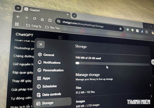 ChatGPT tung tính năng Thư viện lưu trữ vĩnh viễn