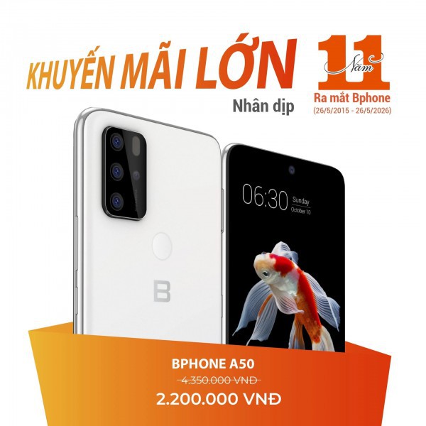 Chiếc Bphone 5 năm tuổi vừa được giảm nửa giá