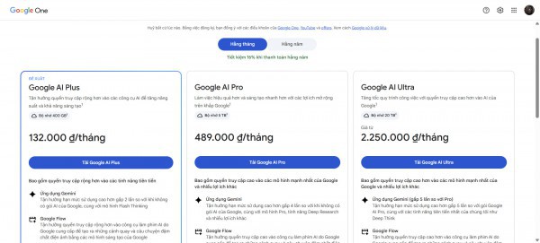 Google giảm giá AI Plus, người dùng Gemini thêm lựa chọn