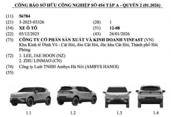 VinFast VF 5 sắp có bản nâng cấp, thiết kế cứng cáp hơn
