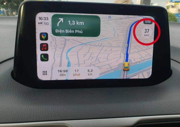 Điểm trừ của Google Maps ứng dụng trên ô tô