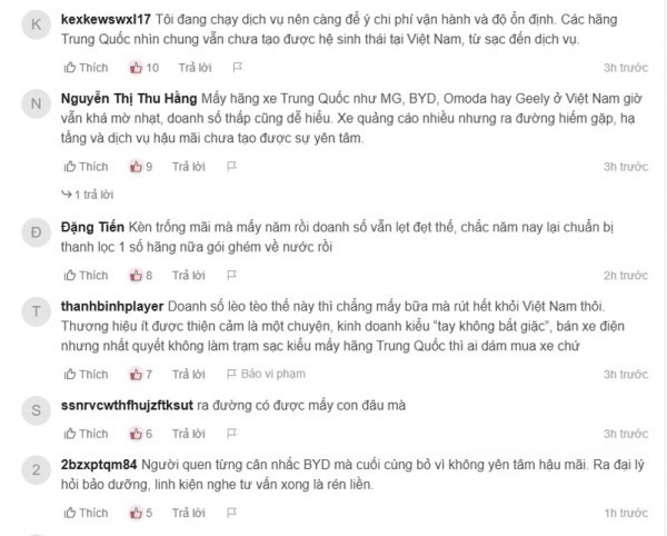 Ô tô Trung Quốc nhận nhiều lời chê hơn khen