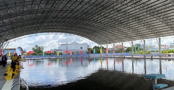 An Giang: Khánh thành công trình hồ bơi TP.Long Xuyên gần 6.000 m2, kinh phí hơn 22 tỉ đồng