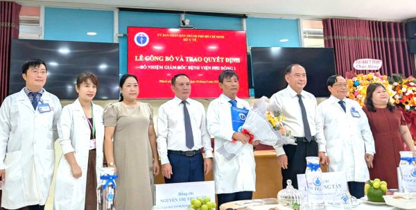 Bệnh viện Nhi đồng 1 TP.HCM có tân giám đốc, là TS Ngô Ngọc Quang Minh