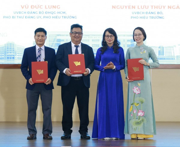 Bổ nhiệm loạt hiệu trưởng, hiệu phó các trường thành viên ĐH Quốc gia TP.HCM
