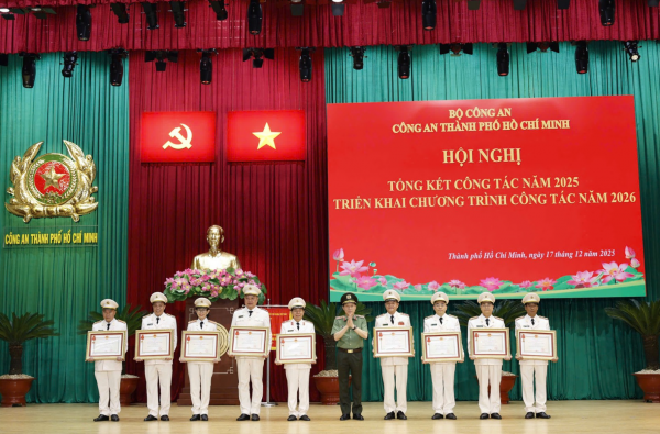 Bộ trưởng Lương Tam Quang dự hội nghị tổng kết công tác 2025 của Công an TP.HCM