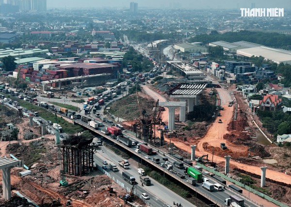 Cầu cạn Vành đai 3 đi qua Vinhomes Grand Park khi nào xong?