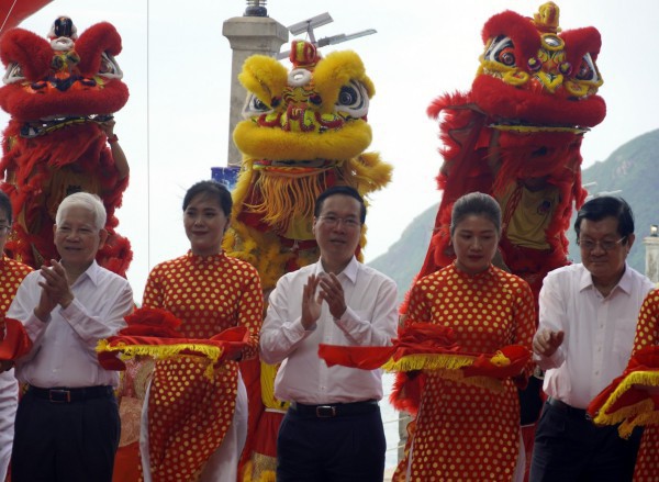 Chủ tịch nước Võ Văn Thưởng dự lễ khởi công và khánh thành 2 công trình tại Côn Đảo