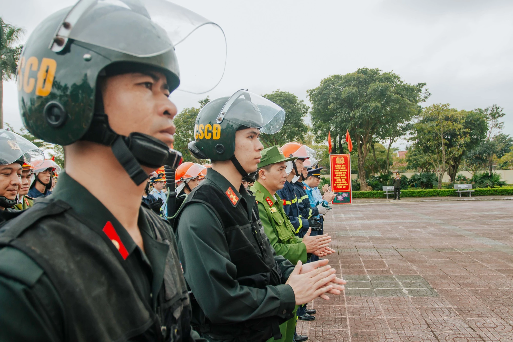 Công an tỉnh Quảng Bình ra quân trấn áp tội phạm