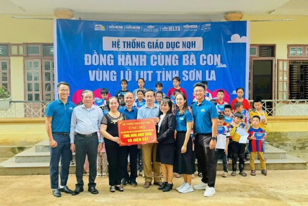 Hệ thống Giáo dục NQH đồng lòng về với đồng bào miền Bắc yêu thương