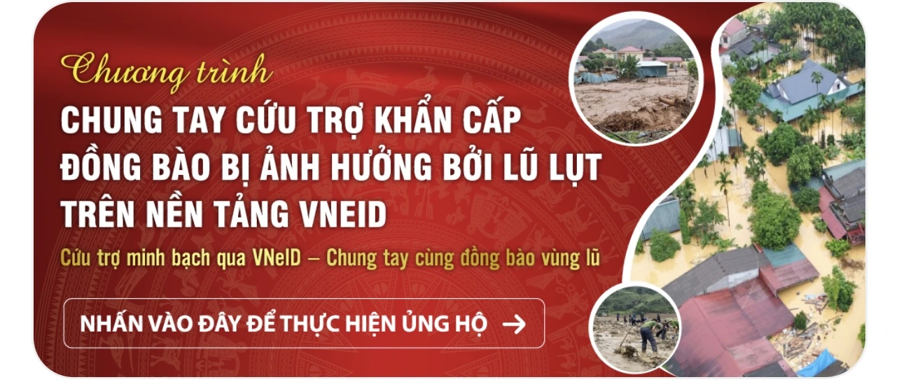 Người dân bị ảnh hưởng lũ lụt có thể tiếp cận thông tin vay vốn trên VNeID