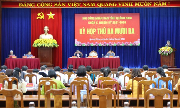 Quảng Nam họp HĐND tỉnh trước thềm sáp nhập: Xem xét thận trọng, đánh giá khách quan Quảng Nam họp HĐND tỉnh trước thềm sáp nhập: Xem xét thận trọng, đánh giá khách quan