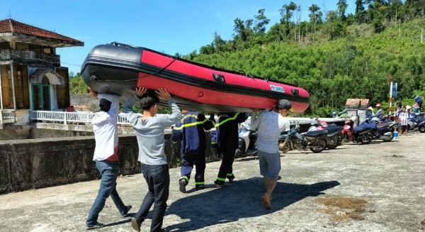 Quảng Ngãi: Lật ghe, một người mất tích tại hồ chứa nước Núi Ngang