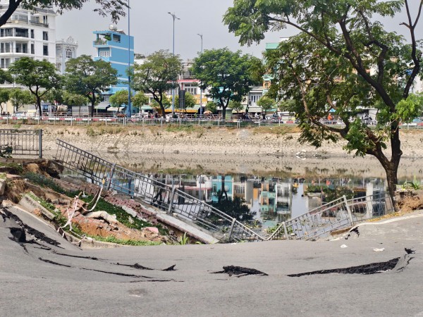 Sụt lún kênh Tàu Hủ, TP.HCM: Phường Chánh Hưng báo cáo nhanh