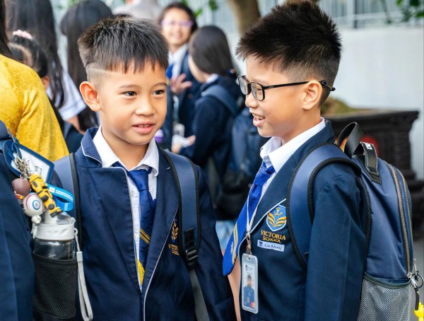 TP.HCM: Học sinh trường ngoài công lập háo hức tựu trường năm học mới