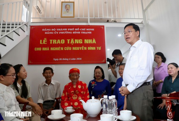 TP.HCM trao tặng nhà mới cho nhà nghiên cứu Nguyễn Đình Tư ở tuổi 106