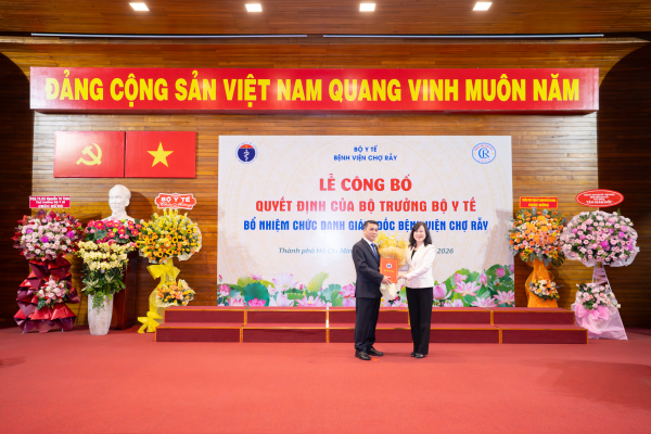 Tân Giám đốc Bệnh viện Chợ Rẫy 