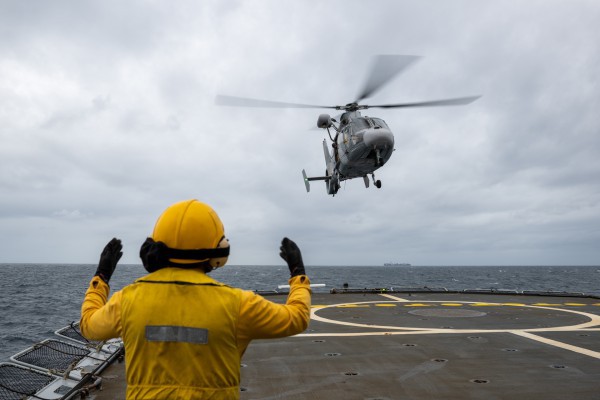 Tàu chiến hạm Pháp Prairial cập cảng Tiên Sa, Đà Nẵng