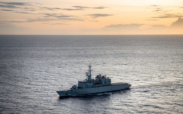 Tàu chiến hạm Pháp Prairial cập cảng Tiên Sa, Đà Nẵng