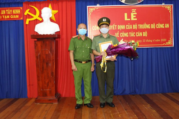 Thượng tá Phan Văn Triều giữ chức Trưởng Công an TP.Tây Ninh
