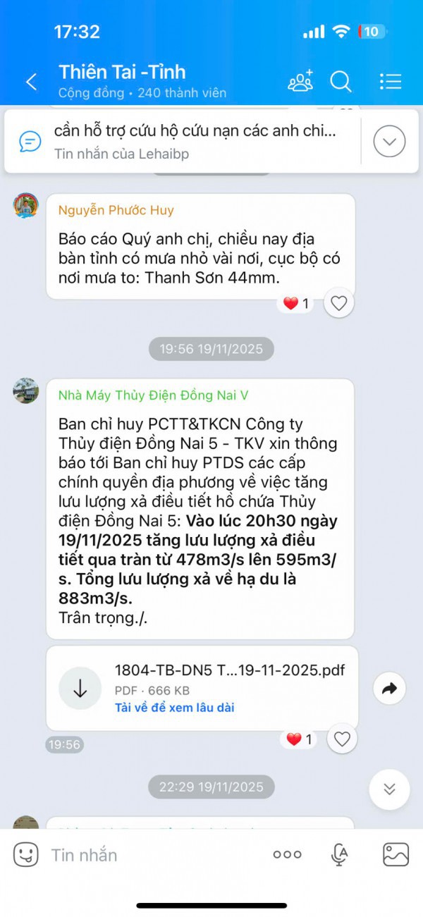 Thủy điện Đồng Nai 5 phản hồi khi xã nói 