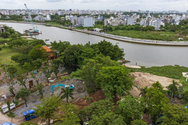 Toàn cảnh nơi TP.HCM xây cầu Vàm Thuật hơn 1.100 tỉ nối vùng ven đến trung tâm