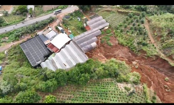 Viện Hàn lâm Khoa học và Công nghệ VN khảo sát sạt trượt đất ở Lâm Đồng