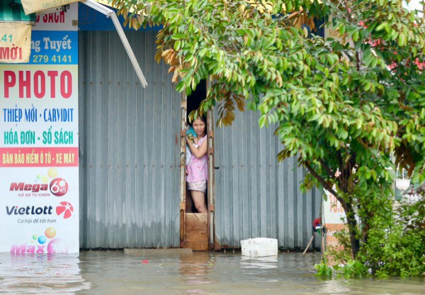 Đường phố Thanh Hóa ngập trong 