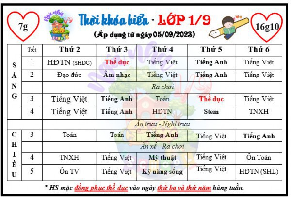 Ai sắp thời khóa biểu trong trường học?