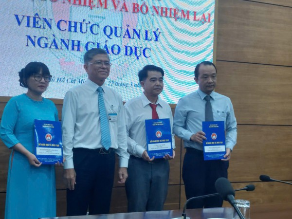 Bổ nhiệm hiệu trưởng 3 trường THPT mới thành lập tại TP.HCM