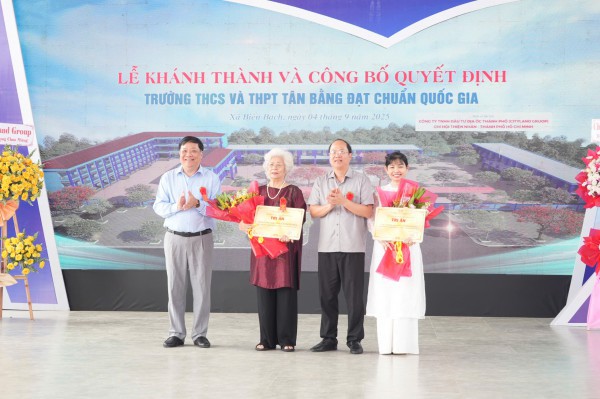 Cà Mau: Khánh thành Trường THCS - THPT Tân Bằng trước thềm năm học mới