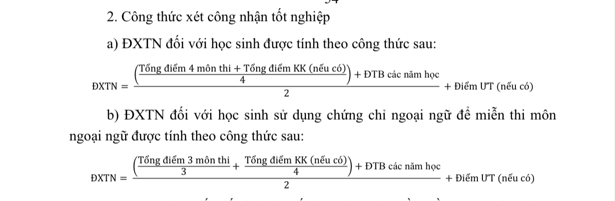 Dự thảo thi tốt nghiệp THPT 2025: Miễn ngoại ngữ không xét tính điểm