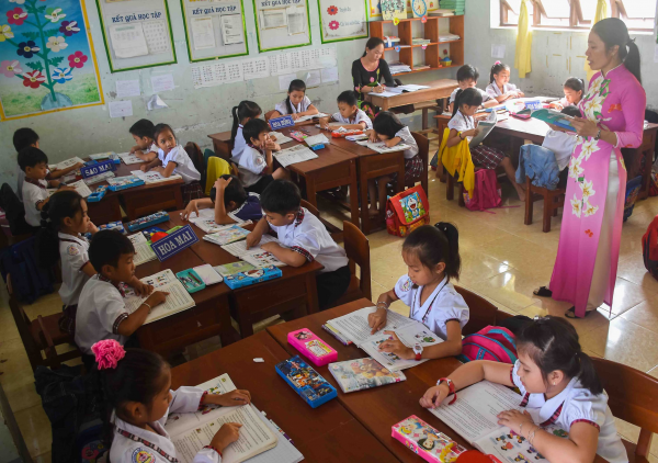 Học sinh 288 trường mầm non, tiểu học ở Cà Mau chờ dạy học bán trú