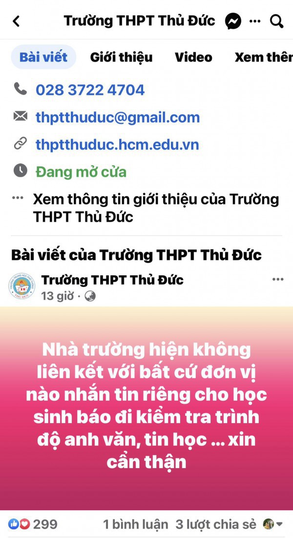 Học sinh tiếp tục nhận tin nhắn lừa đảo, nhà trường phát cảnh báo