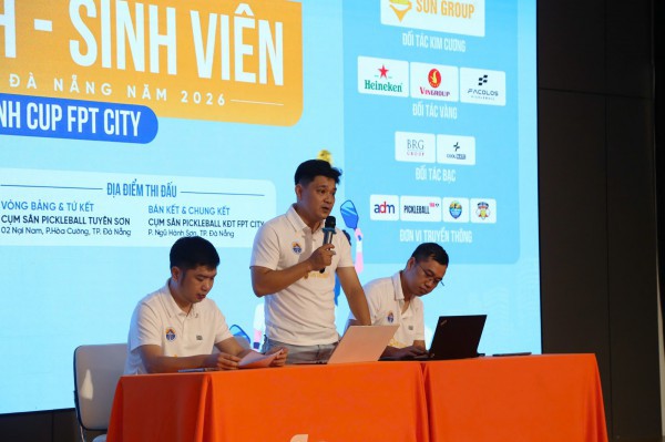 Hơn 330 VĐV tranh tài tại giải Pickleball học sinh, sinh viên Đà Nẵng