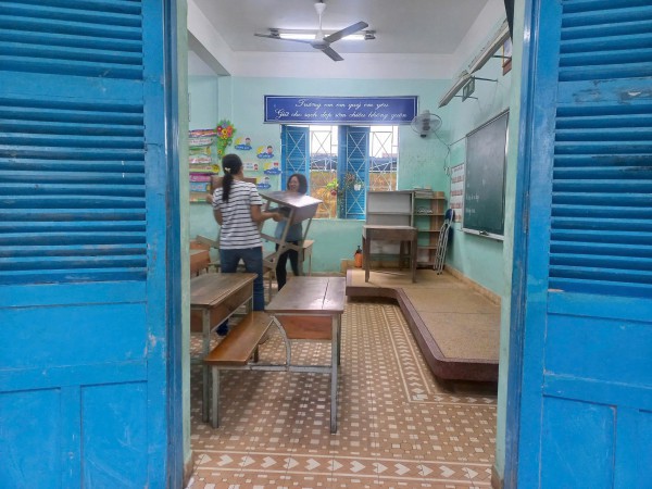 Khánh Hòa: Lo ngập lụt, học sinh tiếp tục nghỉ học