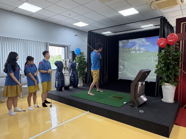 Một trường phổ thông khánh thành không gian thực hành môn thể thao 