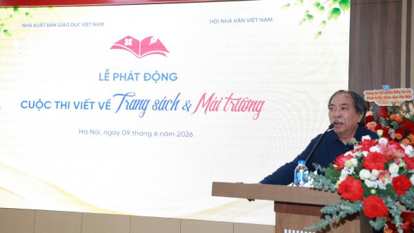 NXBGD Việt Nam phát động cuộc thi viết về ‘Trang sách và mái trường’