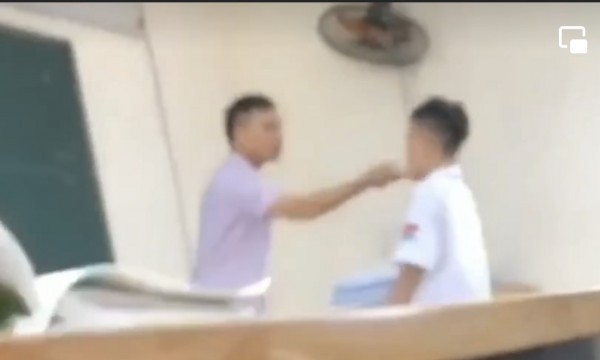 Nhà trường báo cáo về clip thầy giáo gọi học sinh là ‘chó’