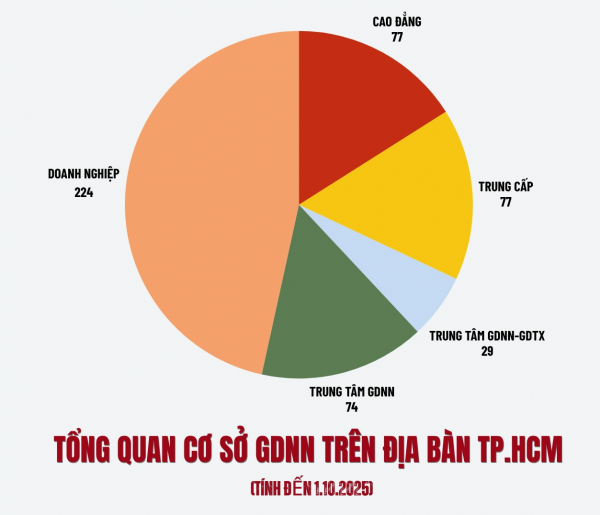 Sau sáp nhập, TP.HCM có bao nhiêu trường trung cấp, cao đẳng? Sau sáp nhập, TP.HCM có bao nhiêu trường trung cấp, cao đẳng?