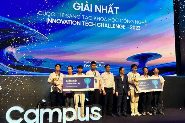 Sinh viên ĐH Duy Tân giành cả giải Nhất và Nhì ở Samsung Innovation Campus (SIC) 2023